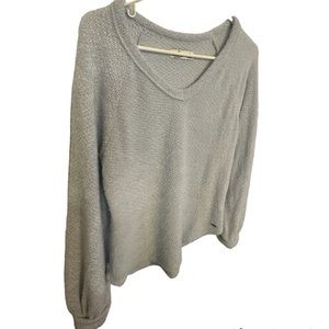 Hollister baby blue long sleeve soft sweater size S